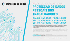 IV Curso de Formação RGPD - Recursos Humanos - Protecção de Dados Pessoais dos Trabalhadores
