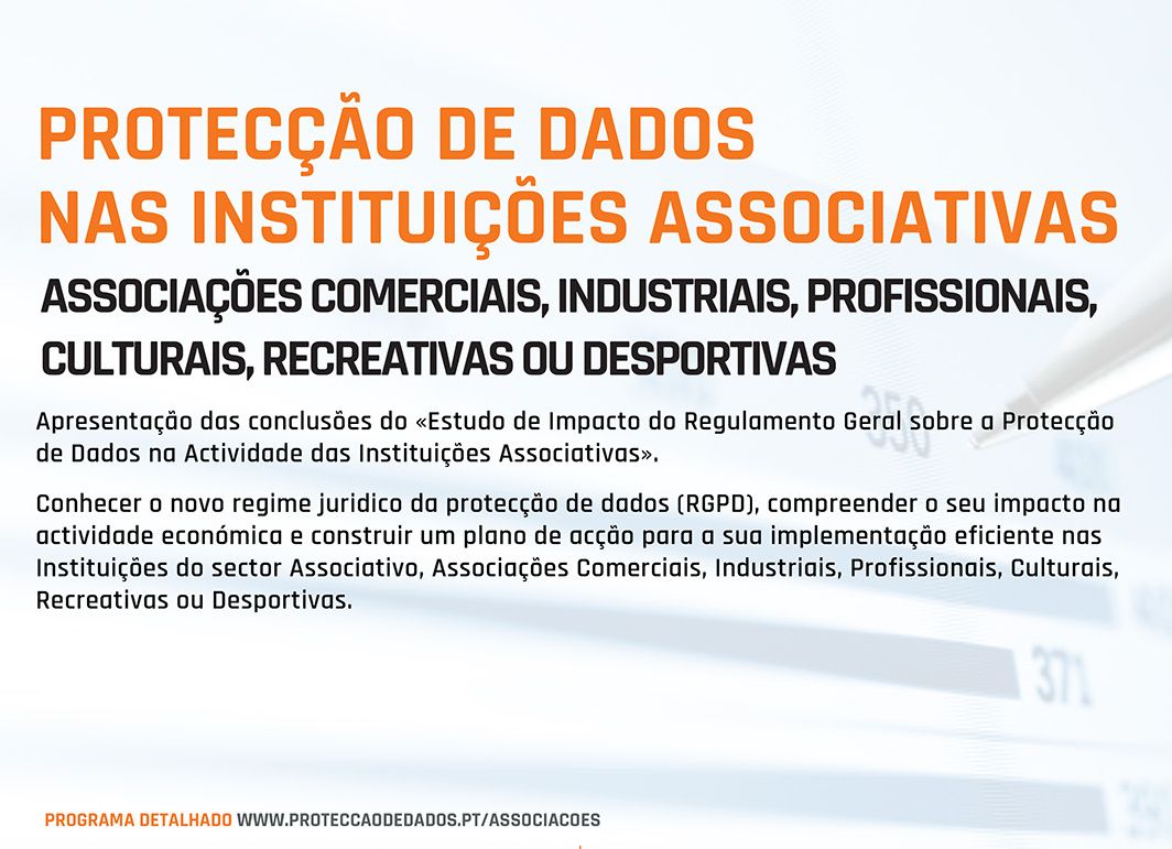 Estudo de Impacto Sectorial – «Protecção de Dados no Sector Associativo» – Impacto do RGPD nas Entidades Associativas – II Edição